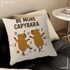 Anime C-Capybara Cartoon Cute   Pillow Cushion Cover Pillowcase Living Room Sofa Home Decor Customized