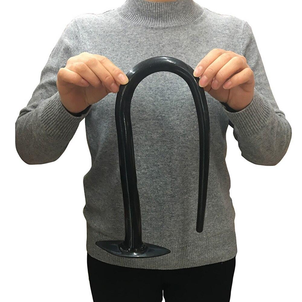 Butt Plug Anal Expander Erwachsene Sex Spielzeug Masturbation Schwarz Dildo Fisting Slave Strap auf Penis