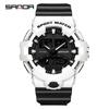 Sanda Luminous Unisex Multifunctional Casual Electronic Watch