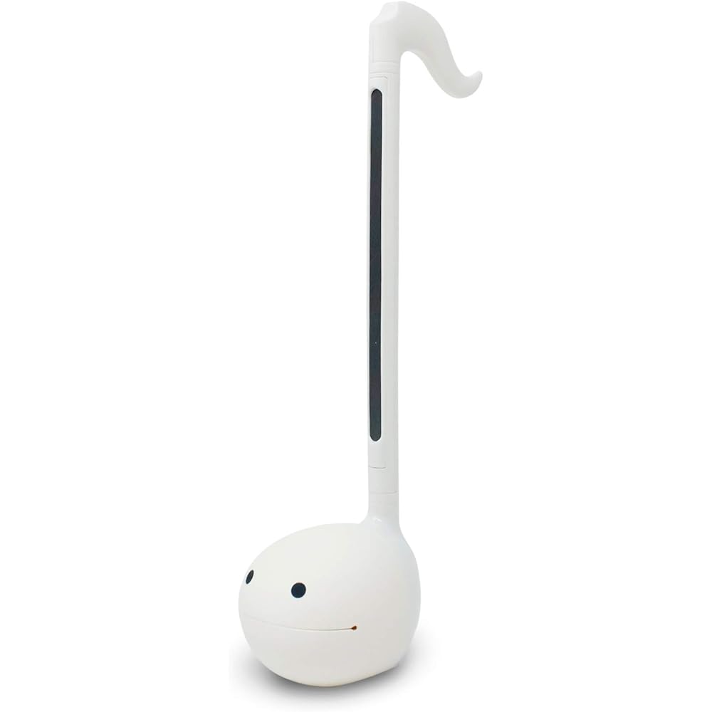 Cube Otamatone White Musical Instrument Portable Fun Toy