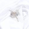 Crystal Girl Gift Clothing Accessories Korean style Ballet Girl Brooch Ballerina Pin Women's Brooch