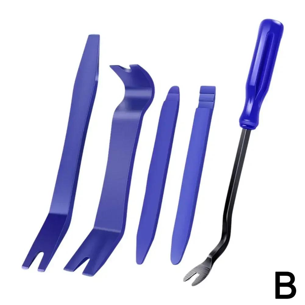 Portable Car Panel Removal Tools Kit Nail Puller Radio Audio Door Pry Repair Car Clip Trim Dash Removal Installer Set Hand Tools