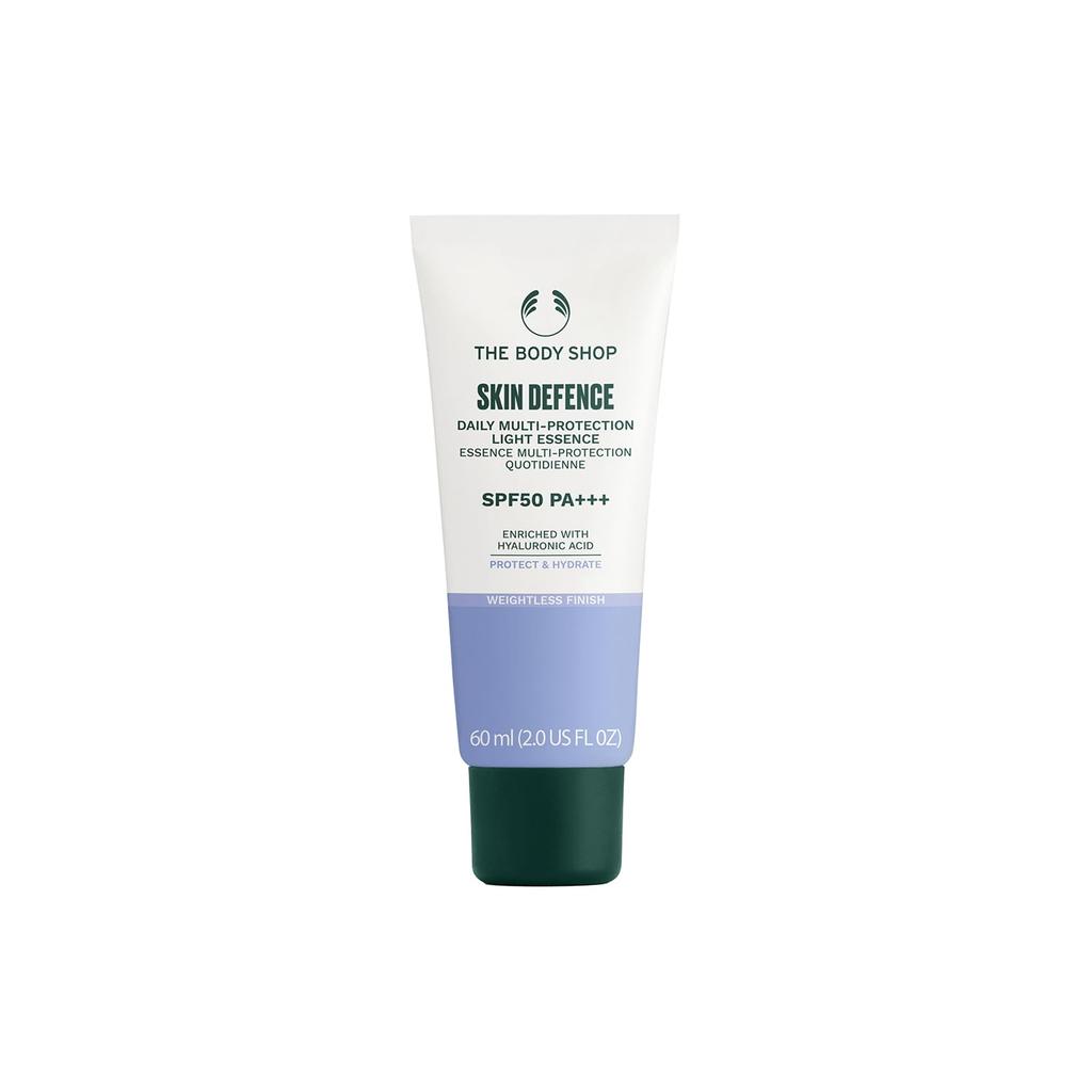The Body Shop Skin Defense Daily Light Essence SPF50 60mL [Official] Multi-Protect PA+++ [Genuine]