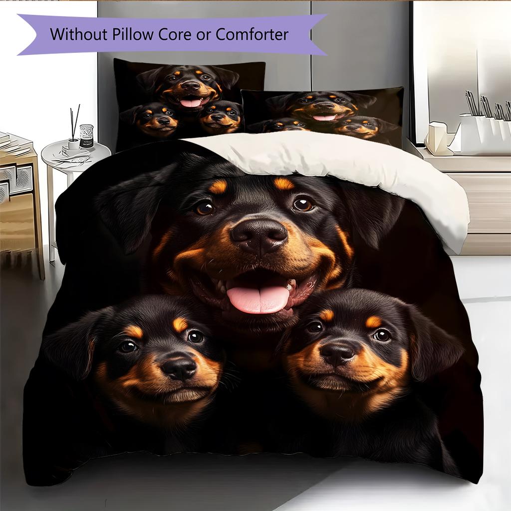 Cartoon Pattern Bedding Quilt Set Quilt Cover Pillowcase Home Decoration Birthday Gift (1 * duvet cover + 2 * pillowcase, without core)