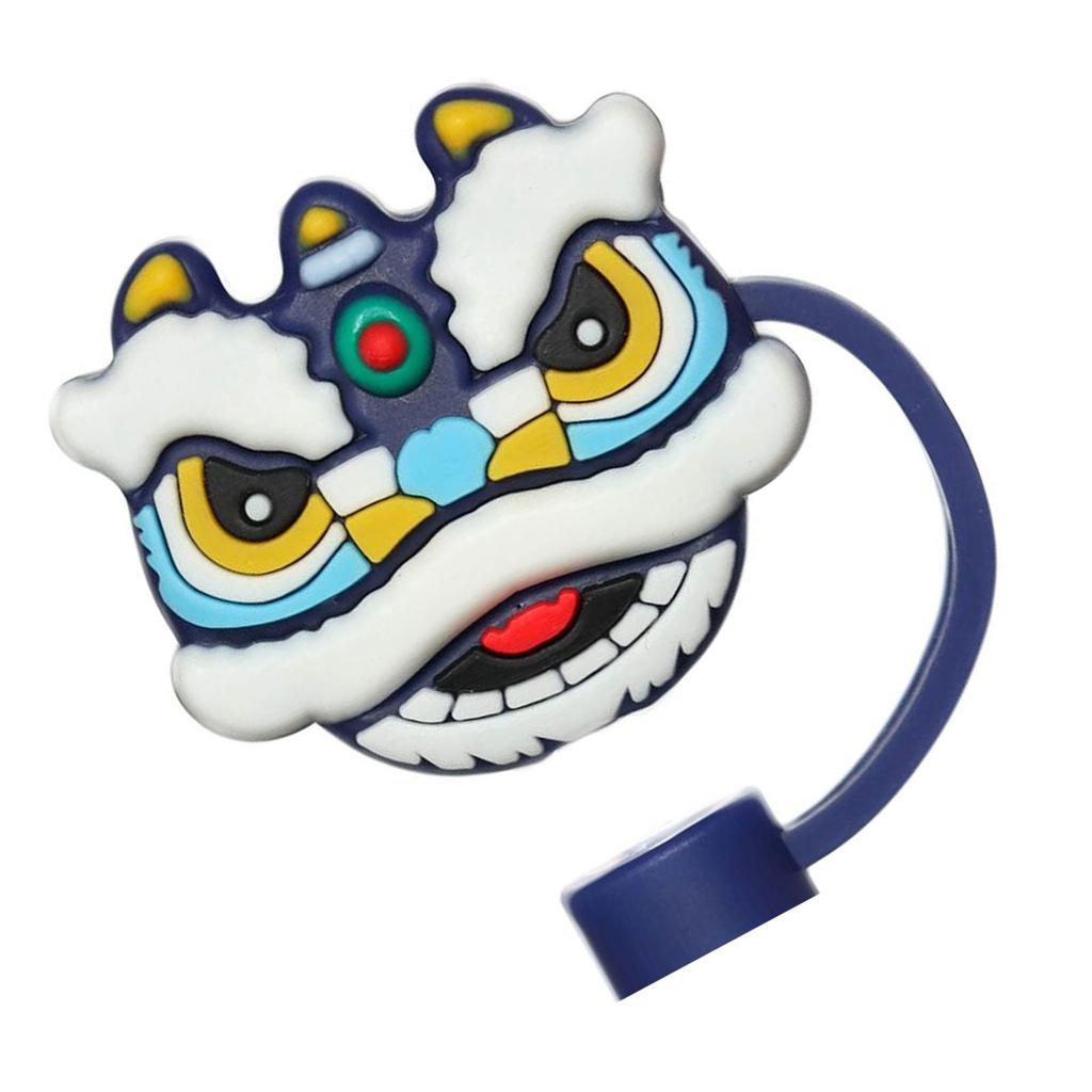 Inovativní zátky na brčka, krytky na brčka, ozdoby na brčka, kryty na brčka, silikonové zátky na brčka na lahve na vodu