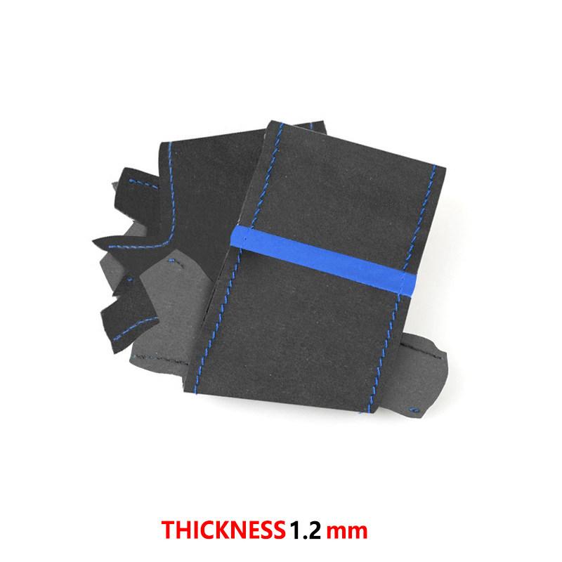 Car Interior Steering Wheel Suede Leather Cover Trim Hand Sewing Trim For Toyota Prius 30 XW30 2009-2015 Prius C US 2012-2017