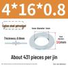 Oversized Thickened Galvanized Iron Flat Washer M2M3456810-M6