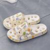 EVA Women Bathroom Slippers Flat Leaky Home Slides Fashion Comfortable Non-slip Slippers Quick Drying Men Indoor Slippers