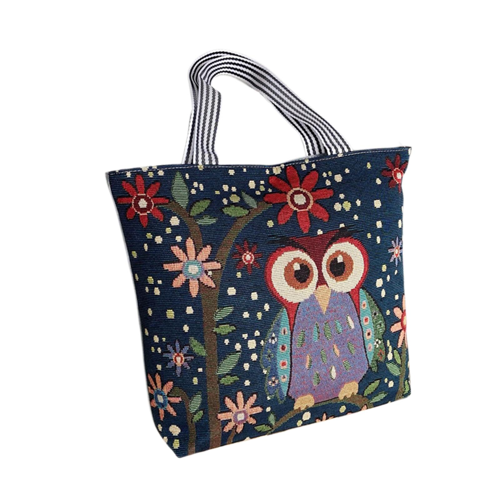

Totes Bag Women Girls Underarm Bag Grocery Shopping Bags Retro Style Large Ladies Purse for Travel Weekend Wedding
