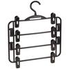 NK Hanger "Made In Japan, Store Skirts Together" Days Skirt Hanger for 4 Skirts, Black, 764