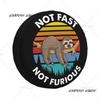 Not Fast Not Furious Sloth Spare Tire Cover Car Wheel Protectors 14" 15" 16" 17" Inch