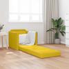 Yellow Velvet Sofa Bed 74 X 77 X 81 Cm