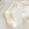 Ladies Autumn and Winter Thickened Cartoon Home Cute Furry Warm Sleep Tube Socks