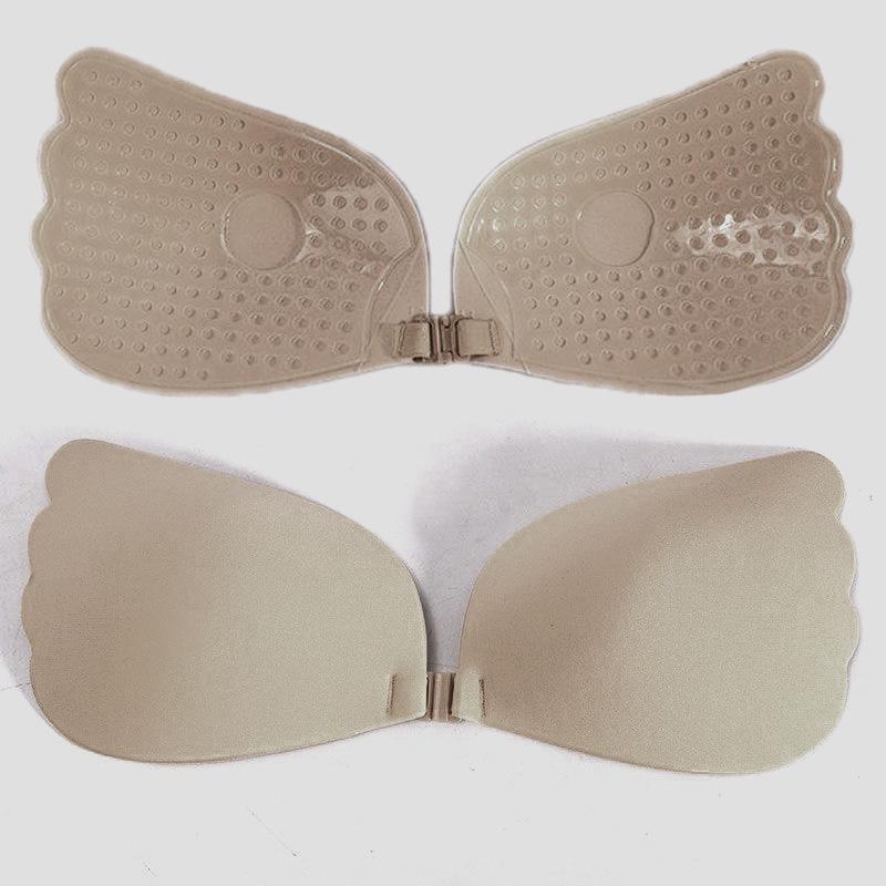 

Winged Silicone Nipple Covers Push-up Invisible Bra for Wedding Dress C