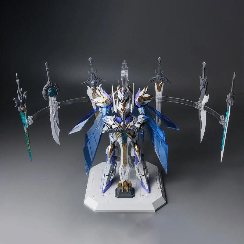 Snaa Hg 1/144 Divine Invoker Percival Deluxe Edition Model Kit Collectible Action Figure from the round Table Knights Series