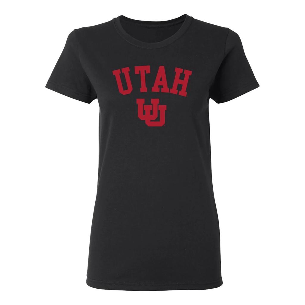 Utah Utes Arch Logo Women's T-Shirt - Black