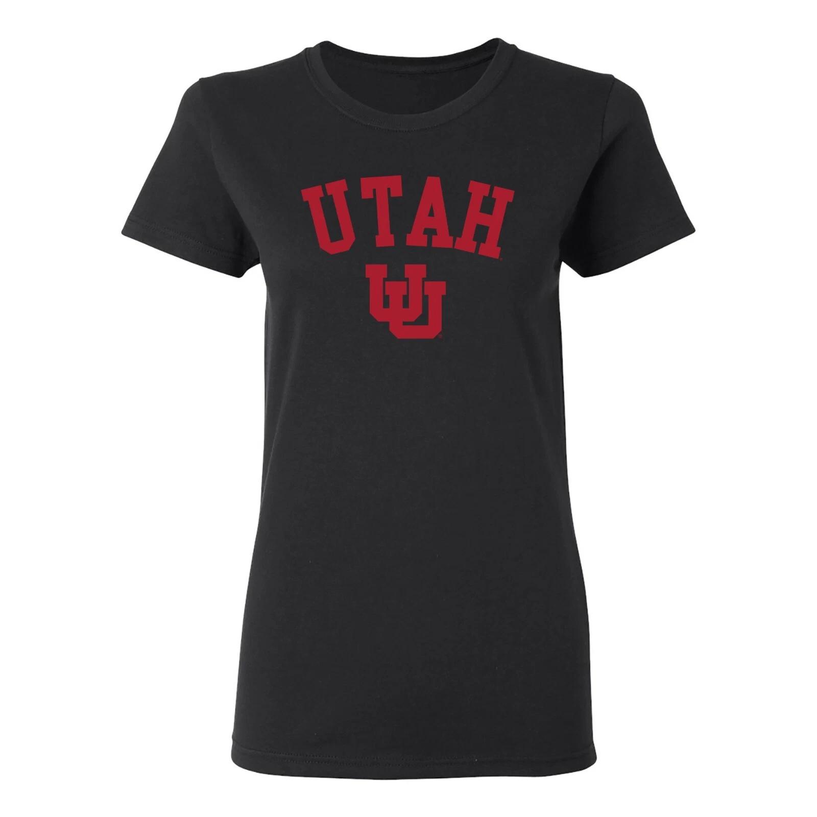 Utah Utes Arch Logo Women s T-Shirt - Black M