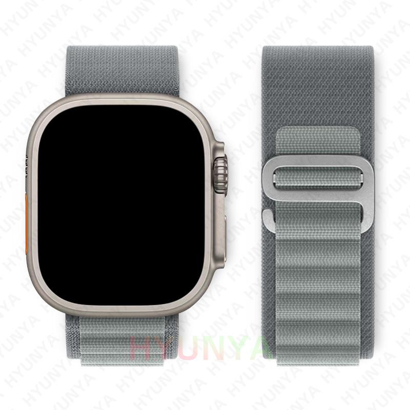 Alpine Λουράκι για Apple Watch Band Σειρά 10 9 8 7 SE Ultra 2 41mm 42mm 45mm 46mm 49mm 40mm 44mm IWatch Correa Λουράκι Ρολόι Βραχιόλι