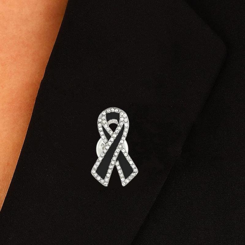 

3Pcs Black Memorial Funeral Ribbon With Bow Camellia Pins Brooch Gifts For Funeral Party Armband Mourning Event Remembrance 1pc A9