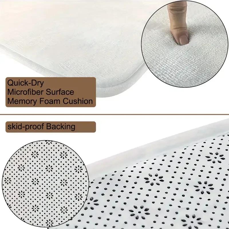 Christmas Welcome Mat Non-Slip Machine Washable Carpet Doormat for Living Room Bedroom Kitchen Indoor/Outdoor Rug