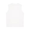 Plus Size Korean Style Sleeveless T-shirt: Summer Cooling, Loose Fit, Solid Color, Underarm Coverage