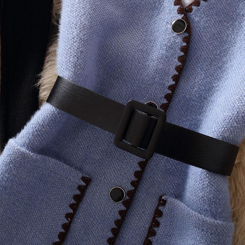 Ladies Sleeveless Vest Jacket Ladies Temperament Goddess Fan Waist Was Thin Cardigan All-match V-neck Ladies Jacket
