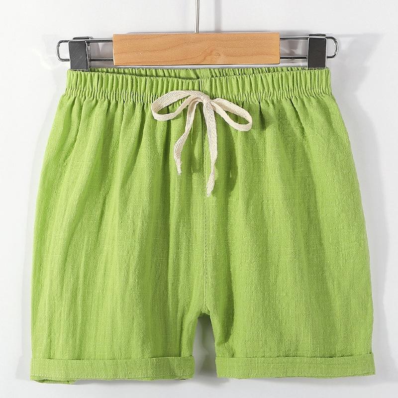 New Summer Cotton Linen Shorts for Kids: Baby and Children’s Outfit for Boys and Girls, Ages 1-9