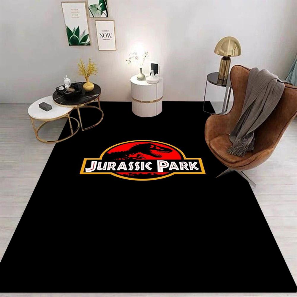 Dinosaur Theme J-Jurassic Park Carpet Living Room Sofa Decor Rug Kid Bedside Soft Carpets Game Room Mat Hallway Rug Gift