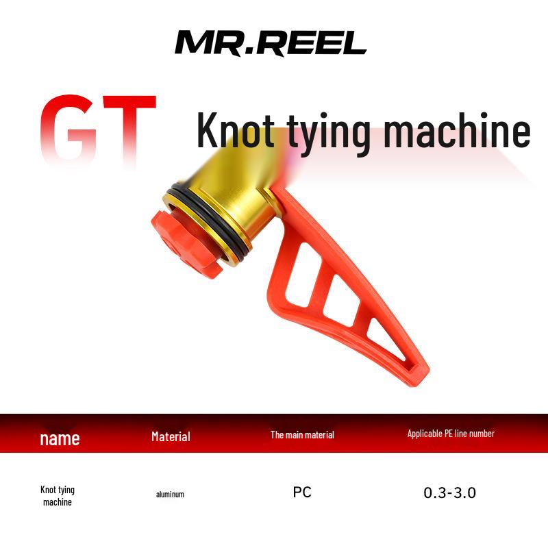 

MR.REEL Professional Lure Leader GT Knot Tying Tool for Efficient Fishing Line Tying.