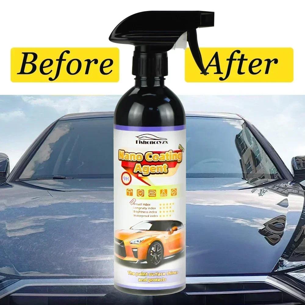 500ML 9H Hardness Car Detailing Ceramic Coating Car Products Ceramic Coating Nano Glass Plated Crystal Car Polish