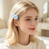 Soft Wing Hair Barrette Pair Set for Girls and Women, Decorative Hair Clip Accent for Photo Outfit and Everyday Styling