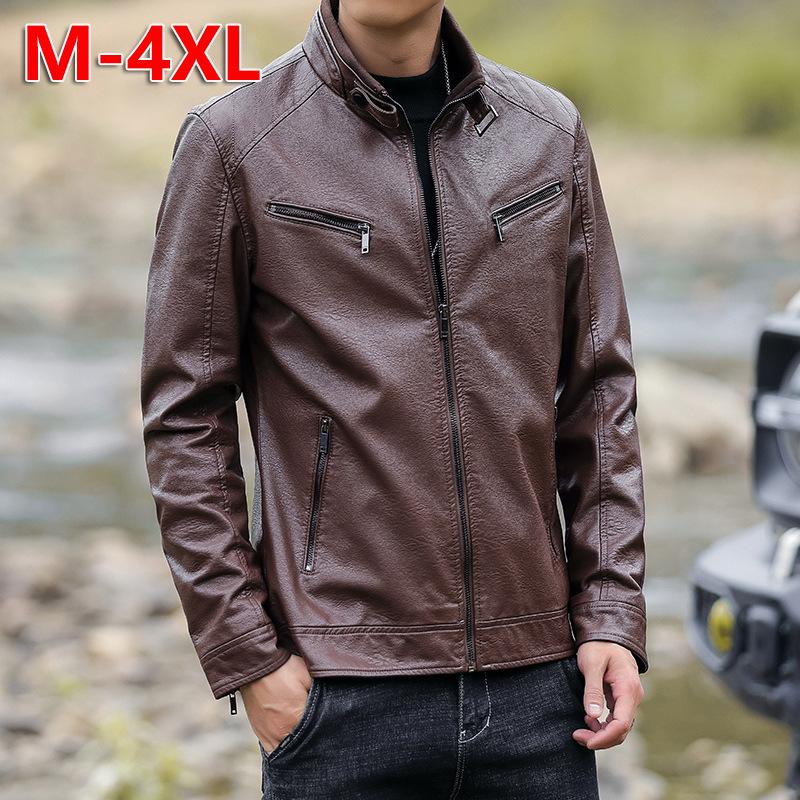 Мужская куртка из искусственной кожи — фото 3