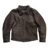 Reproducing the Tianshen Macron goat leather genuine leather jacket for men, casual lapel genuine leather jacket