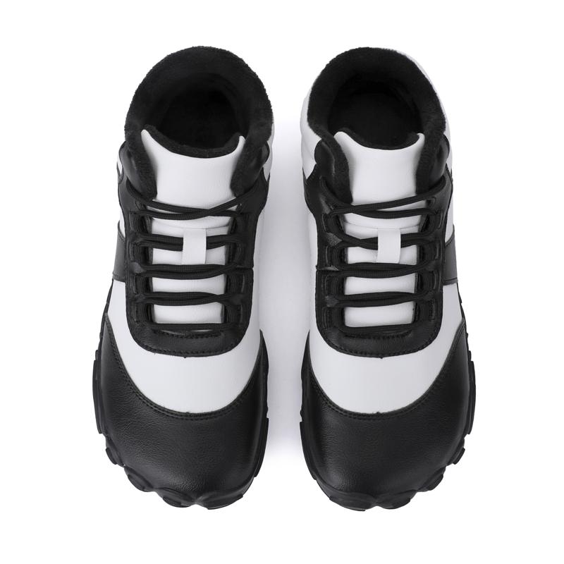 High-top Women's Hiking Shoes Plush Cotton Shoes Men's Winter Warm Snow Boots Trekking Camping Casual Shoes
