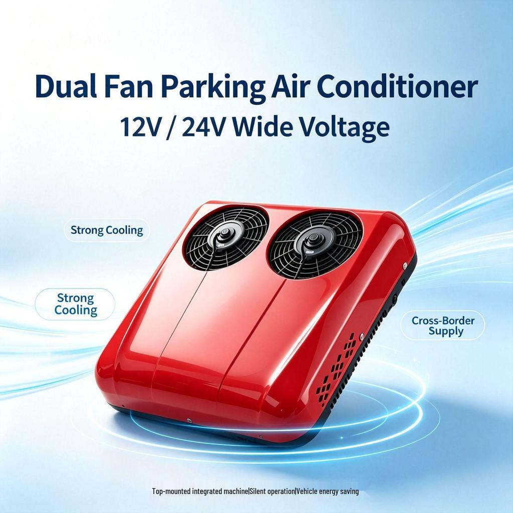 High-Capacity Electric Variable Frequency Top-Mounted Air Conditioner 12V/24V for Light Trucks & RVs