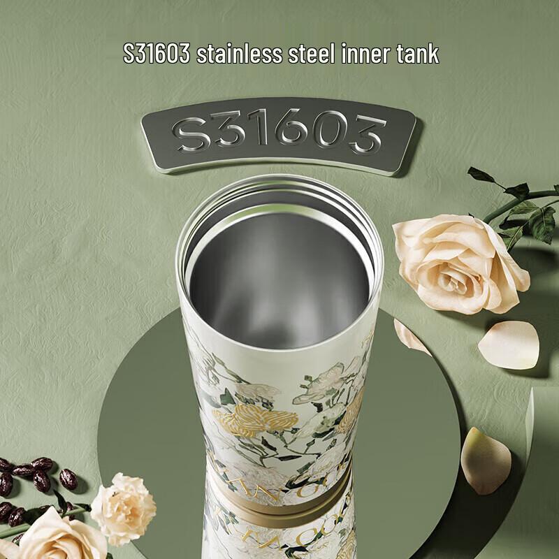 Van Gogh Rose Dual-Drink Insulated Tumbler