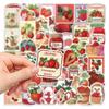 1set Strawberry sticker cartoon cute mobile phone case water cup decoration waterproof sticker