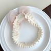 Korean Style Baby Headband: Pearlescent Gauze Bow for Girls' Full Moon, 100 Days, First Birthday, Princess Accessory