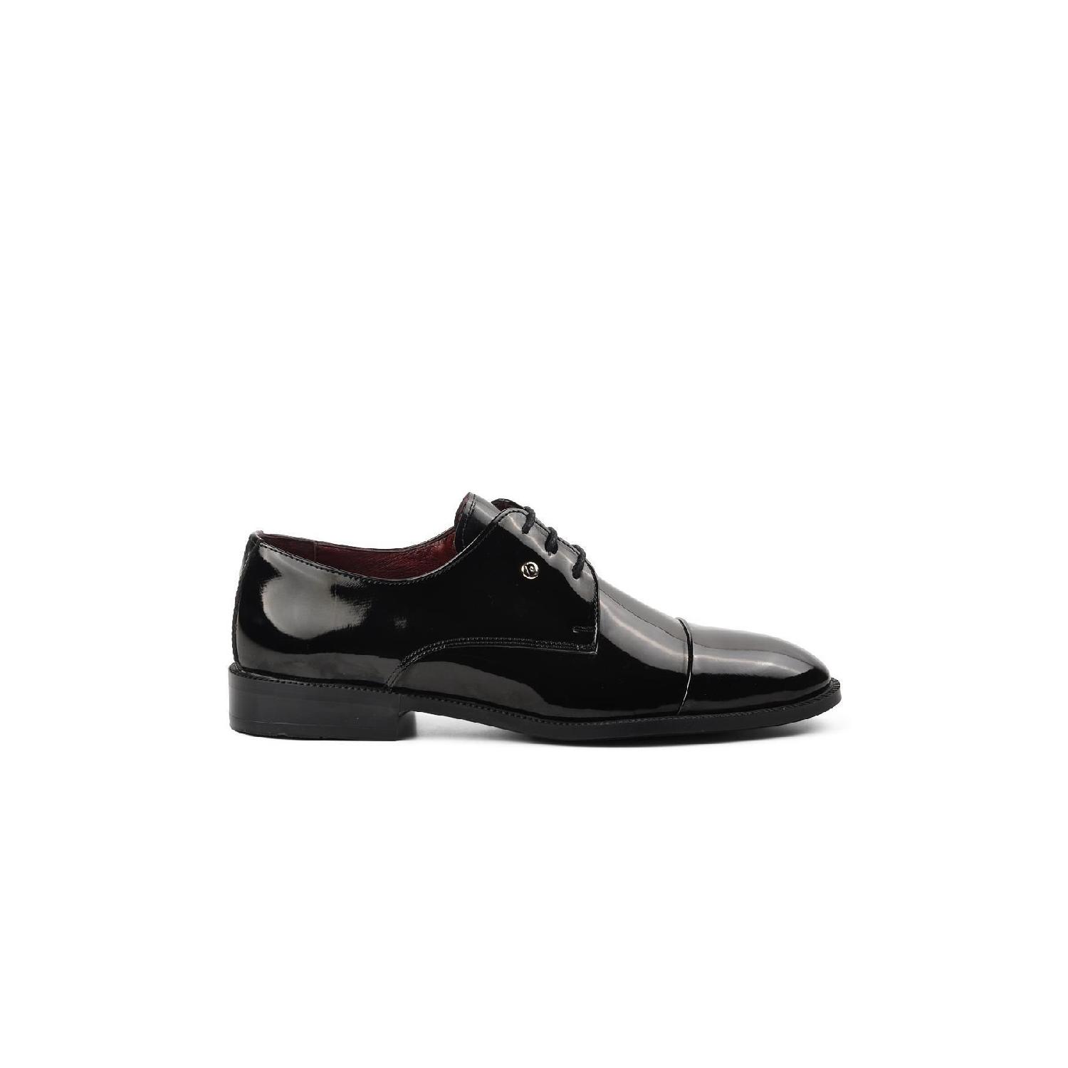 

7028-1 Black Patent Leather Genuine Leather Men s Classic Shoes 40