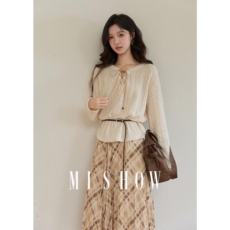 Women s Loose Round Neck Cable Knit Sweater S