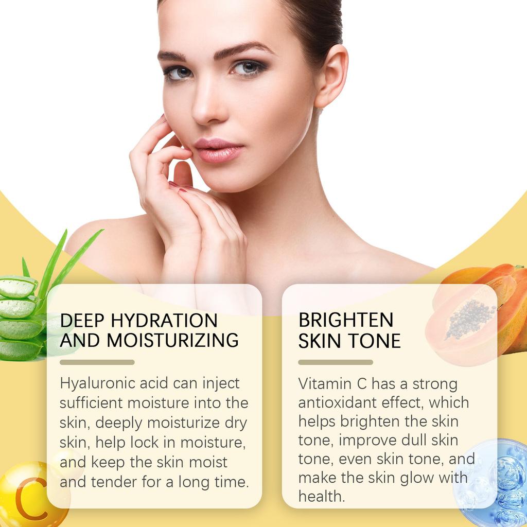 Ouhoe Vitamin C Facial Serum Hydrating Moisturizing Skin Care Enhancing Radiance