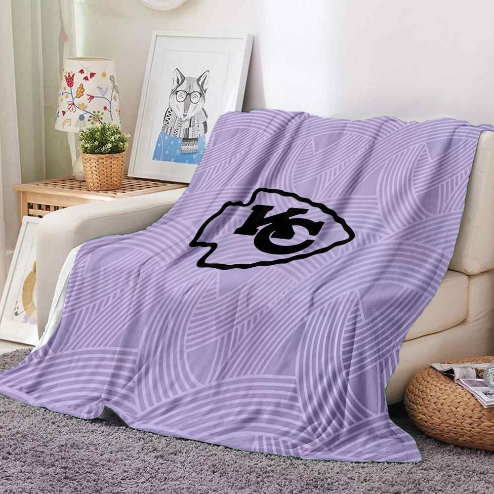 Kansas City Chiefs Flannel Blanket, High quality Comfortable for All Seasons, Home Decor, Warmth and Comfort