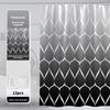 Curtains Shower Weighted Mould Proof Resistant Grey Black Shower Curtain Machine