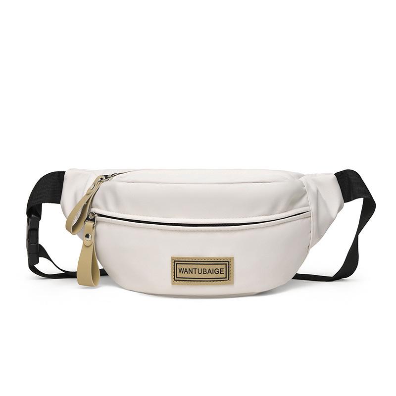 

Модна Універсальна Легка Сумка-Кросбоді 2025 - Велика Місткість, Дихаюча, Спортивна Сумка на Одне Плече, Груди та Пояс для Пар білий