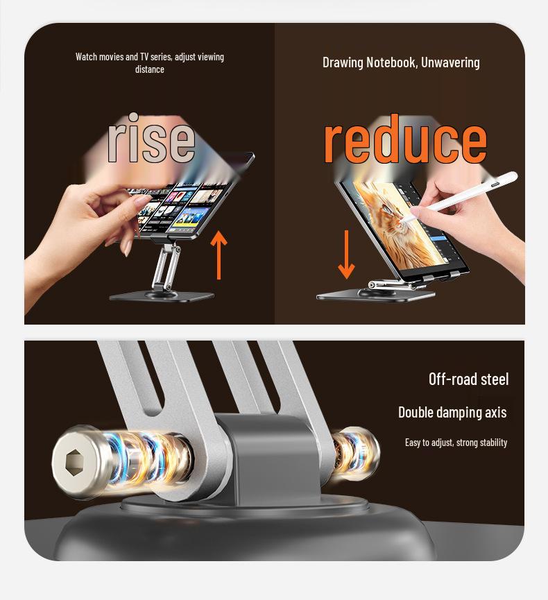 Universal 360° Rotating Metal Phone & Tablet Stand