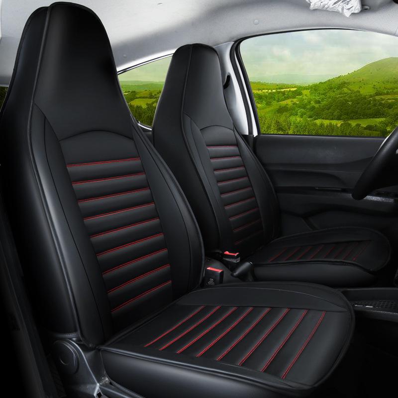 Leapmotor All-Season Leather Seat Cover: Full Surround, Wear-Resistant, Five-Seat, Universal Fit.