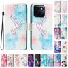 Coloured Drawing Wallet Case for Honor X6A X6 X6S X6B X7B X7A X8 X8A X8B X9B X9A X9 X40 X40i Shockproof Book Flip Phone Cover