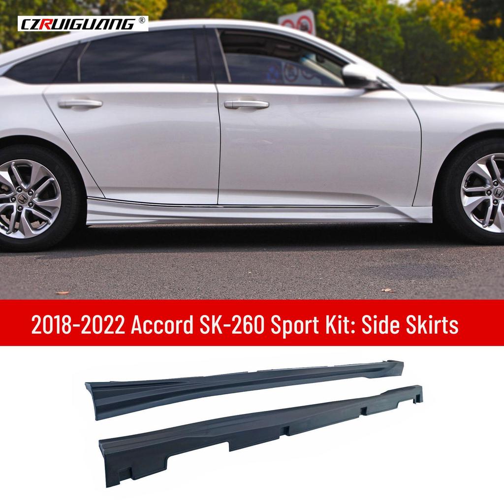 18-21 Accord Inspire SK-260 Kit: Front Lip, Rear Spoiler, Side Skirts, Rear Diffuser.