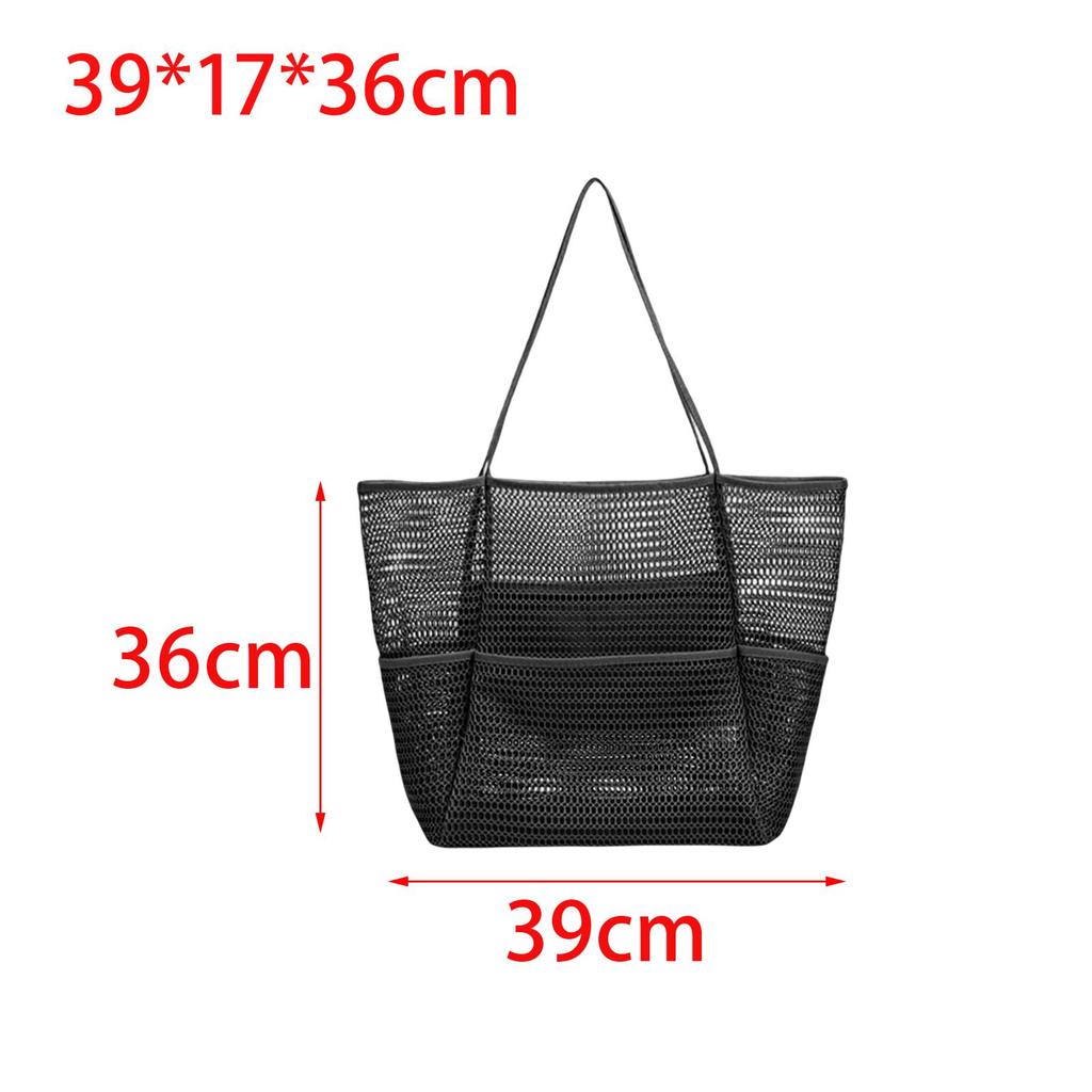 Beach Bag Shoulder Storage Handbag for Travel Vacation Camping Trip Swimming