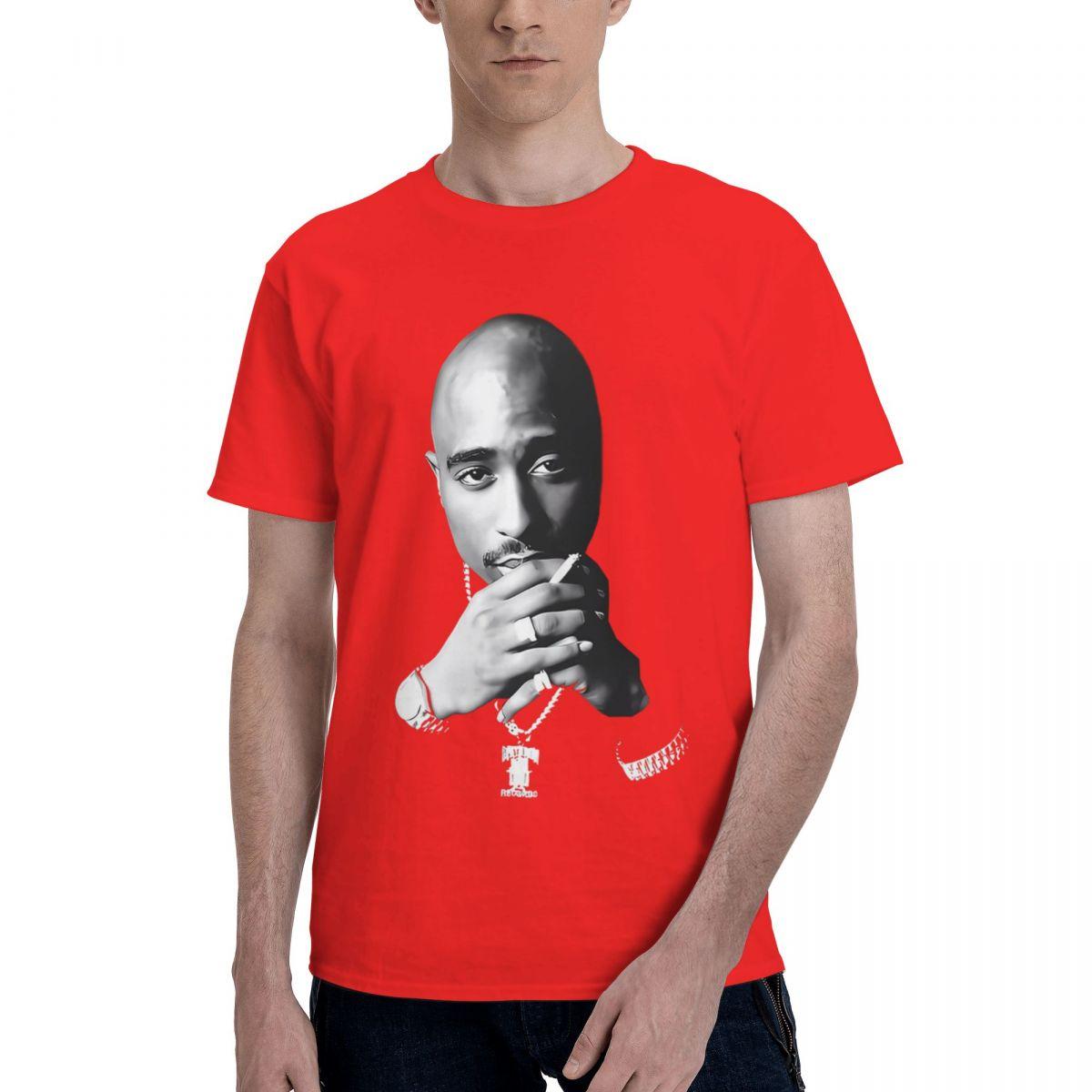 

Лицо 2Pac Тупак Шакур 2 Пак Рэпер A 100% Хлопок Повседневная Дышащая Удобная Футболка Высококачественная Мужская Одежда Смешные Подарки S